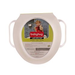 Babyhug Baby Potty Seat With Handle Fish/star Print - White