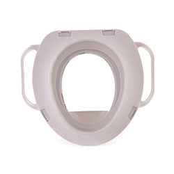 Babyhug Baby Potty Seat With Handle Fish/star Print - White
