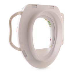 Babyhug Baby Potty Seat With Handle Fish/star Print - White