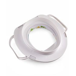 Babyhug Baby Potty Seat With Handle Fish/star Print - White