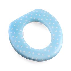 Babyhug Soft Cushioned Baby Potty Seat Star Print - Blue