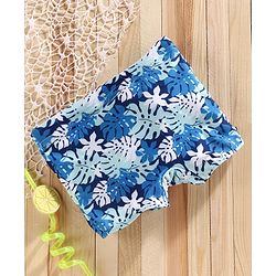 Babyhug Swimming Trunks Tropical Print - Blue