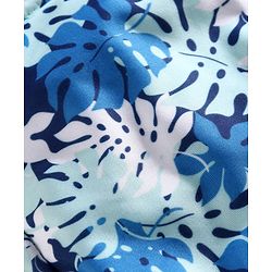 Babyhug Swimming Trunks Tropical Print - Blue