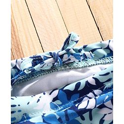 Babyhug Swimming Trunks Tropical Print - Blue