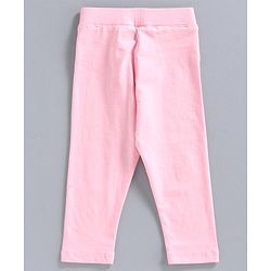 Babyhug Full Length Leggings Heart Print Pack of 2 - Navy Blue Pink