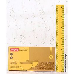 Babyhug Stainless Steel Spill Proof Bowl Set Of 2 With Spoon (Colour May Vary)