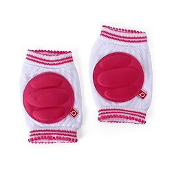 Babyhug Elbow & Knee Protection Pads White Pink (Design May Vary)