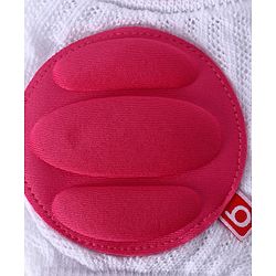 Babyhug Elbow & Knee Protection Pads White Pink (Design May Vary)
