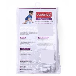 Babyhug Elbow & Knee Protection Pads White Pink (Design May Vary)