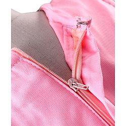 Babyhug Sleeveless Full Length Embroidered Gown - Pink