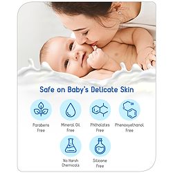 Babyhug Milk Protein Formula Daily Full Body and Face Moisturizing Milky Cream Ideal for Newborn Baby'S Delicate Skin - 50 g