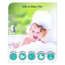 Babyhug Milk Protein Formula Daily Tear Free Milky Shampoo Ideal For Newborn Baby'S Delicate Scalp - 100 ml