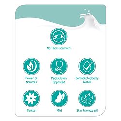 Babyhug Milk Protein Formula Daily Tear Free Milky Shampoo Ideal For Newborn Baby'S Delicate Scalp - 100 ml