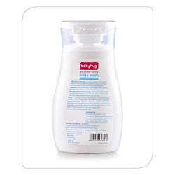 Babyhug Milk Protein Formula Daily Head To Toe Milky Wash No Tear Formula For Newborn Baby 2 In 1 Shampoo & Body Wash - 100 ml
