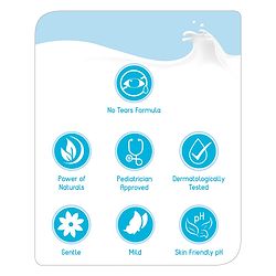 Babyhug Milk Protein Formula Daily Head To Toe Milky Wash No Tear Formula For Newborn Baby 2 In 1 Shampoo & Body Wash - 100 ml