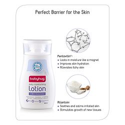Babyhug Milk Protein Formula Daily Moisturising Milky Lotion Mild & Gentle Formula For Newborn Baby - 200 ml