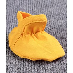Babyhug 100% Cotton Booties Bird Print Pack of 2 - White Yellow
