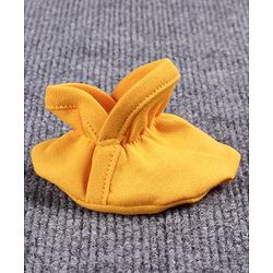 Babyhug 100% Cotton Booties Bird Print Pack of 2 - White Yellow