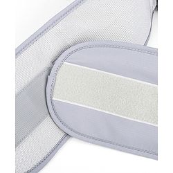 Babyhug Cherish 5-in-1 Hip Seat Baby Carrier:  Ergonomic design with padded straps, Breathable fabric, Foldable head support, storage pockets, and 5 carrying positions for babies up to 15 kg-Grey