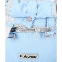 Babyhug Cherish 5-in-1 Hip Seat Baby Carrier:  Ergonomic design with padded straps, Breathable fabric, Foldable head support, storage pockets, and 5 carrying positions for babies up to 15 kg-Grey