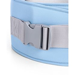 Babyhug Cherish 5-in-1 Hip Seat Baby Carrier:  Ergonomic design with padded straps, Breathable fabric, Foldable head support, storage pockets, and 5 carrying positions for babies up to 15 kg-Grey