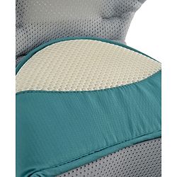 Babyhug Adore 5-in-1 Hip Seat Baby Carrier: Ergonomic, Breathable fabric, Padded straps, Foldable headrest, Secure waist belt, 5 carry positions, and storage pockets for babies up to 15 kg-Green