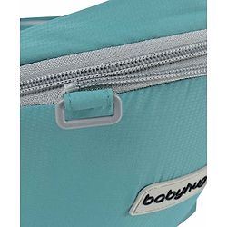 Babyhug Adore 5-in-1 Hip Seat Baby Carrier: Ergonomic, Breathable fabric, Padded straps, Foldable headrest, Secure waist belt, 5 carry positions, and storage pockets for babies up to 15 kg-Green