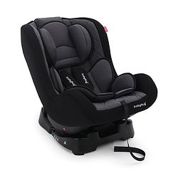 Babyhug Expedition 3 in 1 Convertible Car Seat With Recliner 1 Year Warranty - Black Grey| Side Impact Protection| Head Support| Adjustable Headrest| Safety Harness| Removable & Washable Seat Cover