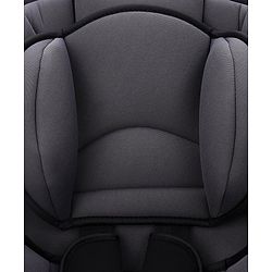Babyhug Expedition 3 in 1 Convertible Car Seat With Recliner 1 Year Warranty - Black Grey| Side Impact Protection| Head Support| Adjustable Headrest| Safety Harness| Removable & Washable Seat Cover