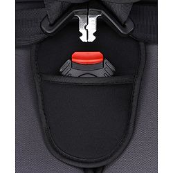 Babyhug Expedition 3 in 1 Convertible Car Seat With Recliner 1 Year Warranty - Black Grey| Side Impact Protection| Head Support| Adjustable Headrest| Safety Harness| Removable & Washable Seat Cover