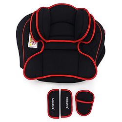 Babyhug Expedition ECE R44/04 Safety Certified 3 in 1 Convertible Car Seat With Recliner with 1 Year Warranty - Grey