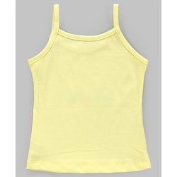 Babyhug 100% Cotton Sleeveless Slips Ice Cream Print Pack of 3 - White Yellow Blue