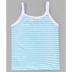 Babyhug 100% Cotton Sleeveless Slips Ice Cream Print Pack of 3 - White Yellow Blue