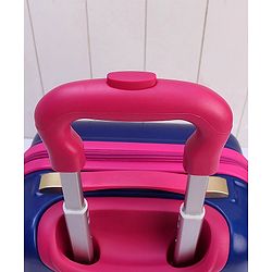 Babyhug Kid's Small 1 Day Trip Trolley Bag Owl Print - 18 Inches| Shock Resistant| Telescopic Handle| Water Resistant| Easy Zipper Closure| Durable Wheels