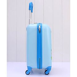 Babyhug Kid's Small 1 Day Trip Trolley Bag Puppy Print - 18 Inches| Shock Resistant| Telescopic Handle| Water Resistant| Easy Zipper Closure| Durable Wheels
