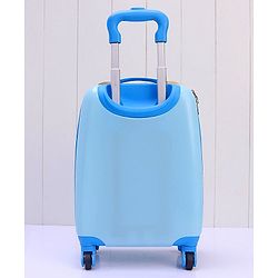 Babyhug Kid's Small 1 Day Trip Trolley Bag Puppy Print - 18 Inches| Shock Resistant| Telescopic Handle| Water Resistant| Easy Zipper Closure| Durable Wheels