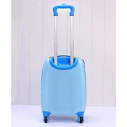 Babyhug Kid's Small 1 Day Trip Trolley Bag Puppy Print - 18 Inches| Shock Resistant| Telescopic Handle| Water Resistant| Easy Zipper Closure| Durable Wheels