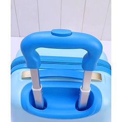 Babyhug Kid's Small 1 Day Trip Trolley Bag Puppy Print - 18 Inches| Shock Resistant| Telescopic Handle| Water Resistant| Easy Zipper Closure| Durable Wheels