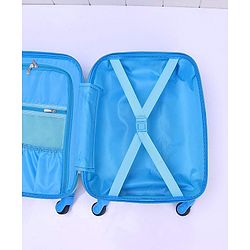 Babyhug Kid's Small 1 Day Trip Trolley Bag Bird Print - 18 Inches| Shock Resistant| Telescopic Handle| Water Resistant| Easy Zipper Closure| Durable Wheels