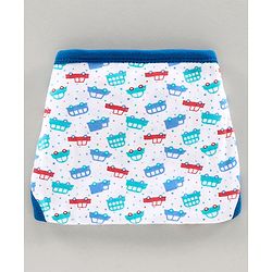 Babyhug Interlock Cloth Nappy Set of 5 Extra Small - Vehicle Print