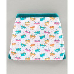 Babyhug Interlock Cloth Nappy Set of 5 Extra Small - Vehicle Print