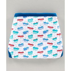 Babyhug Interlock Cloth Nappy Set of 5 Extra Small - Vehicle Print
