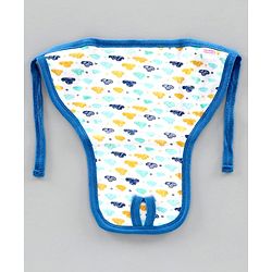 Babyhug Interlock Cloth Nappy Set of 5 Extra Small - Cloud Print