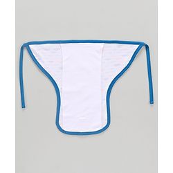 Babyhug Interlock Cloth Nappy Set of 5 Extra Small - Cloud Print