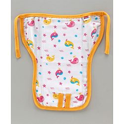 Babyhug Muslin Cloth Nappy Set of 5 Extra Small - Multicolor Printed