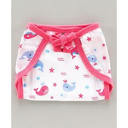Babyhug Muslin Cloth Nappy Set of 5 Extra Small - Multicolor Printed
