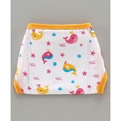 Babyhug Muslin Cloth Nappy Set of 5 Extra Small - Multicolor Printed