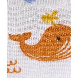 Babyhug Muslin Cloth Nappy Set of 5 Extra Small - Multicolor Printed