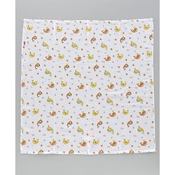 Babyhug Muslin Cloth Nappy Set of 5 Small - Multicolor Printed