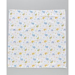 Babyhug Muslin Cloth Nappy Set of 5 Small - Multicolor Printed